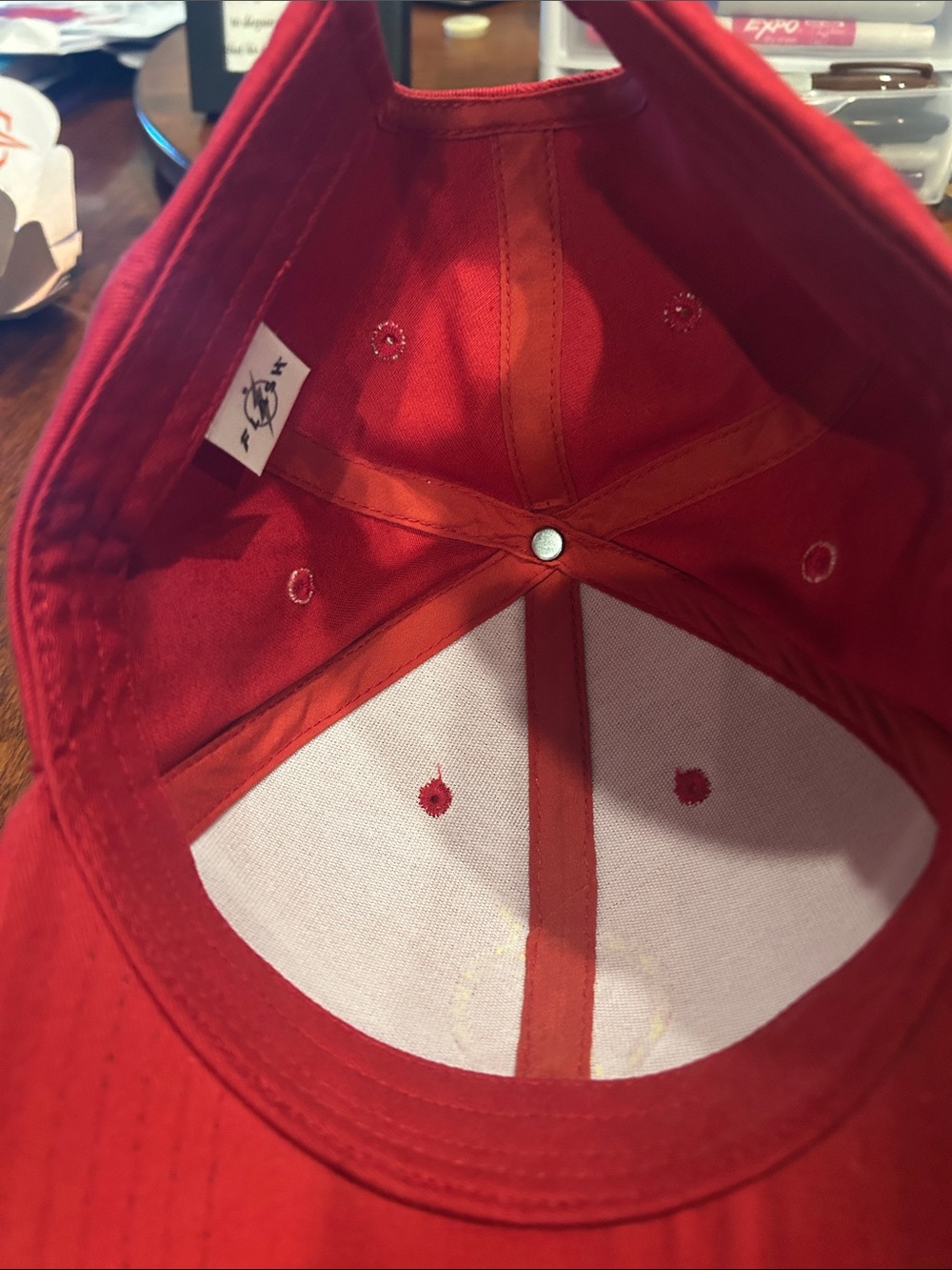 DC Comics Flash Adjustable Red Cap (Read) - Picture 5 of 7